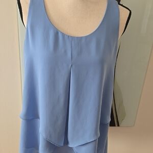 A. Byer Light Blue Sleeveless Blouse